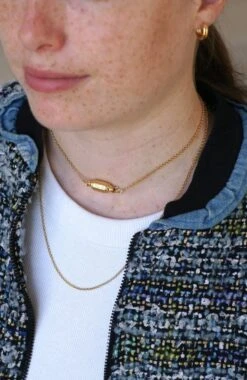 Collier Sautoir Ancien Fermoir Barillet Or Jaune -Castafiore Boutique collier sautoir ancien fermoir barillet or jaune 248273