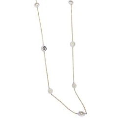 Miller Collier Sautoir BULAGRI "Tondo Sun" En Or Jaune Et Acier -Castafiore Boutique collier sautoir bulagri tondo sun en or jaune et acier 759063