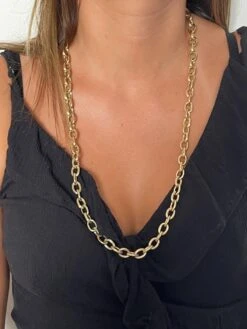 Collier Sautoir Chaîne En Or Jaune -Castafiore Boutique collier sautoir chaine en or jaune 828727