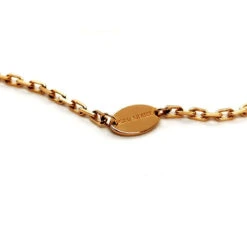 Collier Sautoir CHAUMET "Jeux De Liens" En Or Rose, Nacre Et Diamants -Castafiore Boutique collier sautoir chaumet jeux de liens en or rose nacre et diamants 888545