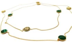 Collier Sautoir DIOR "Rose Des Vents" En Or Jaune Et Diamants