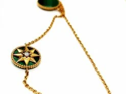 Collier Sautoir DIOR "Rose Des Vents" En Or Jaune Et Diamants -Castafiore Boutique collier sautoir dior rose des vents en or jaune et diamants 825687