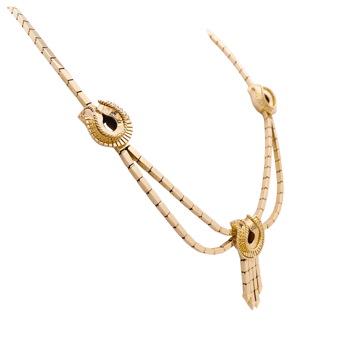 Miller Collier-Sautoir Draperie En Or Rose 3 Miller Collier-Sautoir Draperie En Or Rose – Image 3