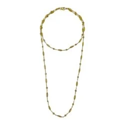 Collier Sautoir En Or Jaune Filigrané