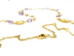 Collier Sautoir En Or Jaune, Perles, Citrines Et Améthystes 13 Collier Sautoir En Or Jaune, Perles, Citrines Et Améthystes -Castafiore Boutique collier sautoir en or jaune perles citrines et amethystes 268746