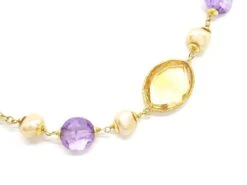 Collier Sautoir En Or Jaune, Perles, Citrines Et Améthystes 10 Collier Sautoir En Or Jaune, Perles, Citrines Et Améthystes -Castafiore Boutique collier sautoir en or jaune perles citrines et amethystes 761502