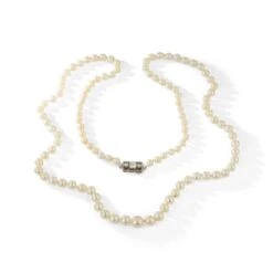 Collier Sautoir En Perles De Culture