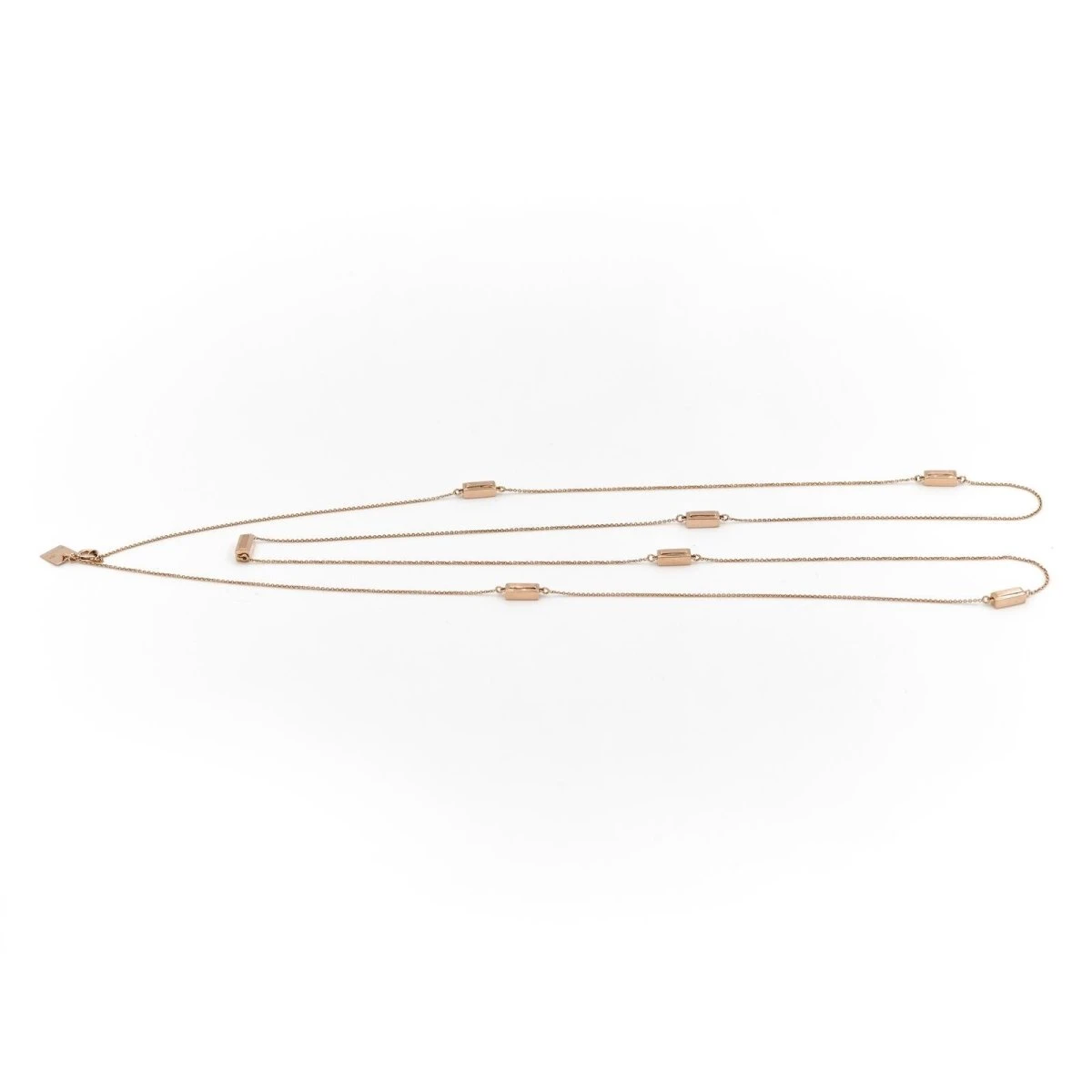 Collier Sautoir GINETTE NY En Or Rose 1 Collier Sautoir GINETTE NY En Or Rose