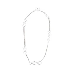 Collier Sautoir HERMÈS "Arabesque" En Argent