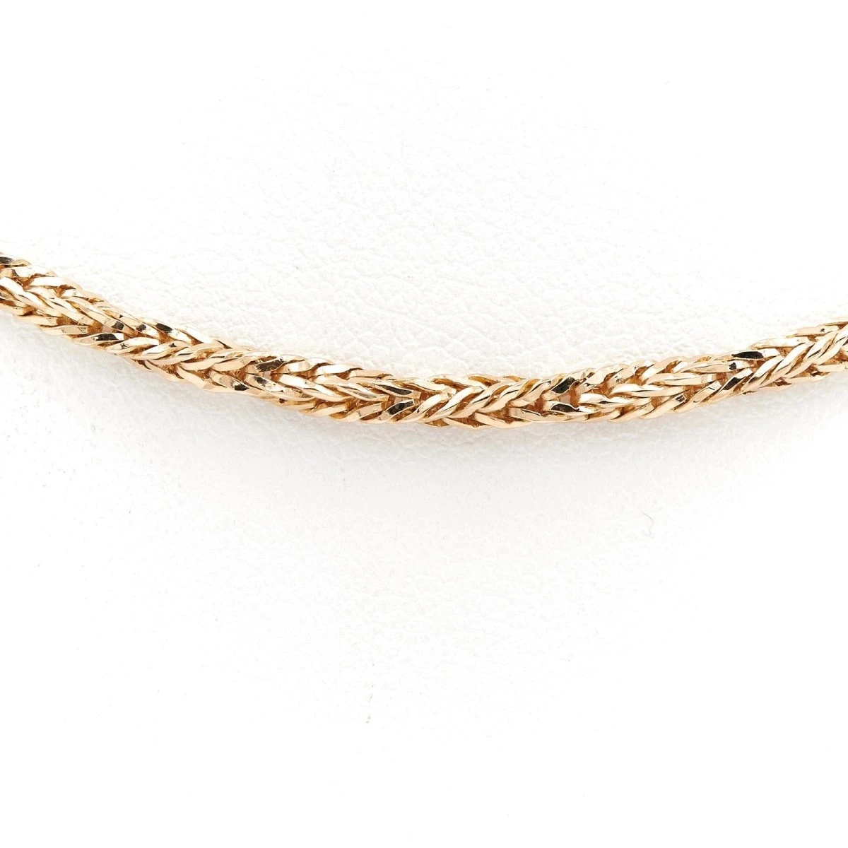 Collier Sautoir Maille Torsadée En Or Jaune 2 Collier Sautoir Maille Torsadée En Or Jaune – Image 2