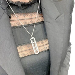 Miller Collier Sautoir MESSIKA “Move 10th Anniversary” En Or Blanc Et Diamants -Castafiore Boutique collier sautoir messika move 10th anniversary en or blanc et diamants 127978