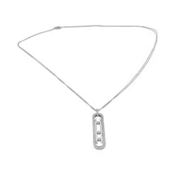 Miller Collier Sautoir MESSIKA “Move 10th Anniversary” En Or Blanc Et Diamants -Castafiore Boutique collier sautoir messika move 10th anniversary en or blanc et diamants 928700
