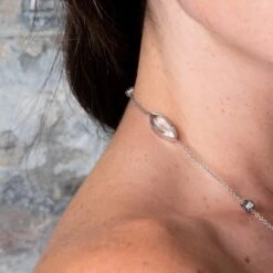 Collier Sautoir Multicolore En Or Blanc, Saphirs, Améthystes Et Aigue Marine -Castafiore Boutique collier sautoir multicolore en or blanc saphirs amethystes et aigue marine 266966