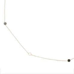 Collier Sautoir Or Rose Onyx -Castafiore Boutique collier sautoir or rose onyx 901196