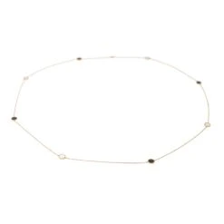 Collier Sautoir Or Rose Onyx -Castafiore Boutique collier sautoir or rose onyx 902811