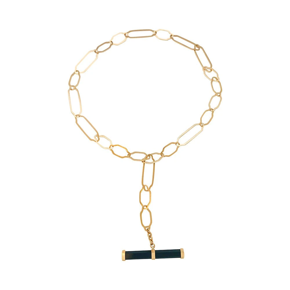 Miller Collier Sautoir POMELLATO "Victoria" En Or Rose Et Jais 1 Miller Collier Sautoir POMELLATO "Victoria" En Or Rose Et Jais