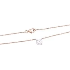Miller Collier Solitaire Deux Ors, Diamants. -Castafiore Boutique collier solitaire deux ors diamants 257436