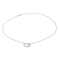 Collier TIFFANY & CO. "Open Heart" En Platine Et Diamant 13 Collier TIFFANY & CO. "Open Heart" En Platine Et Diamant -Castafiore Boutique collier tiffany co coeur open heart platine diamant 473118