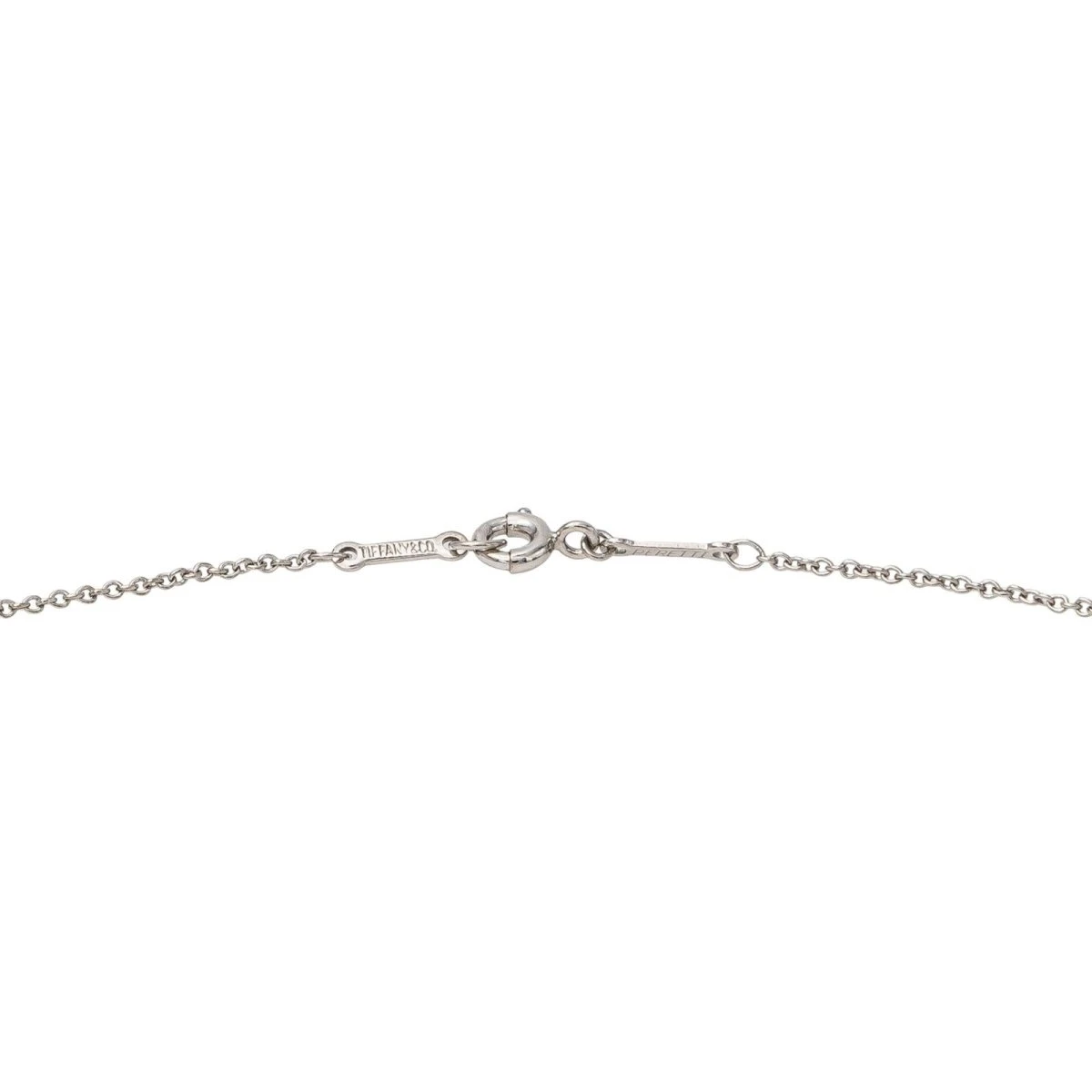 Collier TIFFANY & CO. "Open Heart" En Platine Et Diamant 4 Collier TIFFANY & CO. "Open Heart" En Platine Et Diamant – Image 4