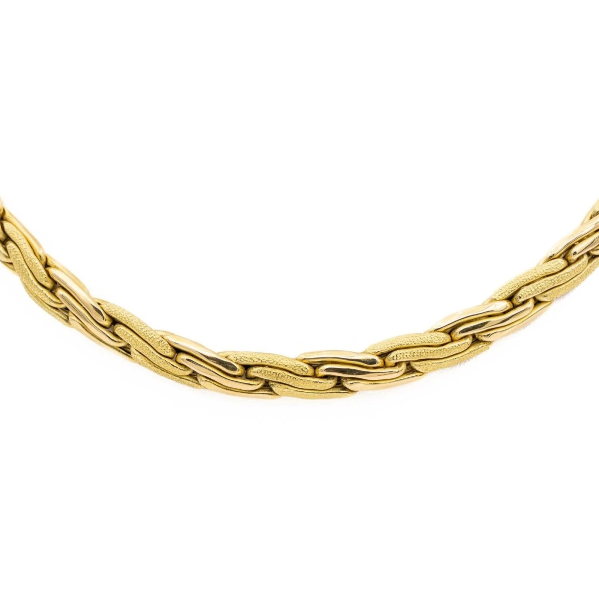 Collier Torsadé Or Jaune 5 Collier Torsadé Or Jaune – Image 5