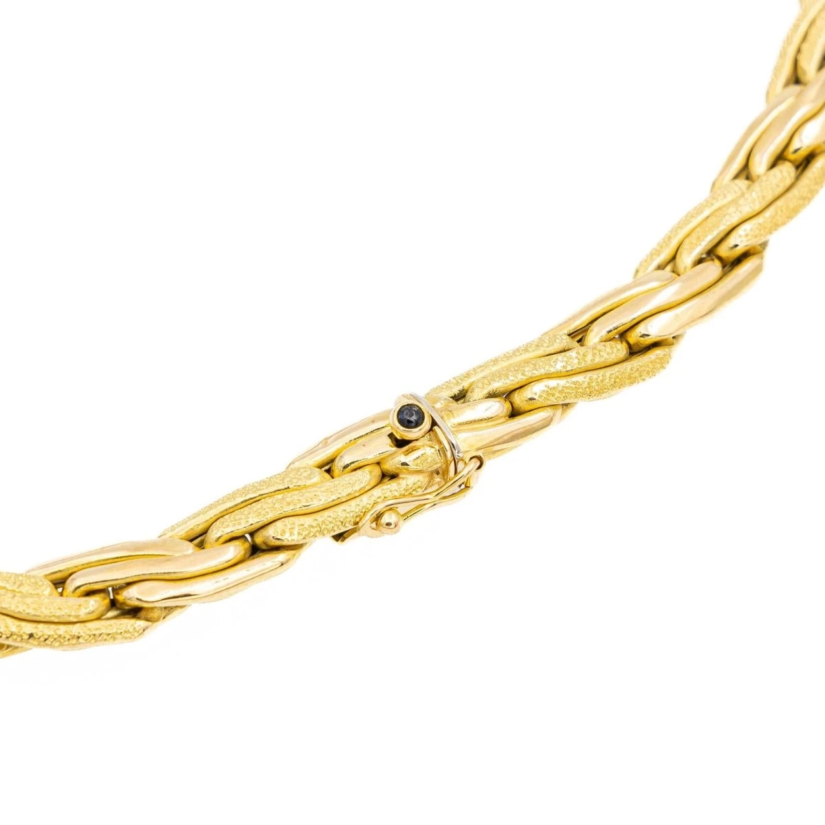 Collier Torsadé Or Jaune 4 Collier Torsadé Or Jaune – Image 4