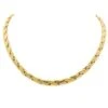 Collier Torsadé Or Jaune 14 Collier Torsadé Or Jaune -Castafiore Boutique collier torsade or jaune 880911
