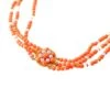 Collier Trois Rangs De Perles De Corail Et Perles De Culture