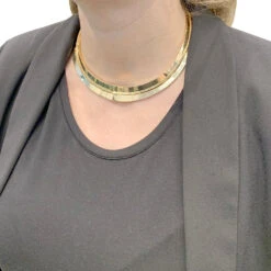 Miller Collier Tubogas En Or Rose -Castafiore Boutique collier tubogas en or rose 153823