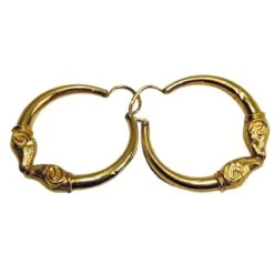 Créoles Béliers En Or Jaune