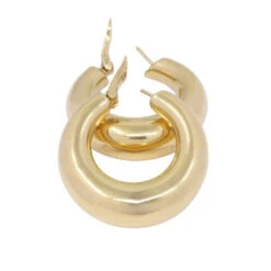 Créoles CHAUMET "Anneau" En Or Jaune -Castafiore Boutique creoles chaumet anneau en or jaune 964601