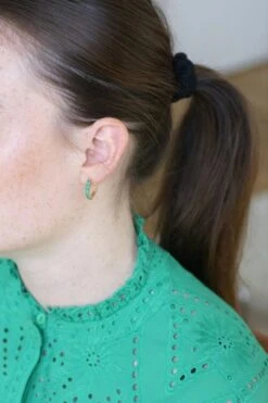 Créoles Emeraudes Sur Or Jaune -Castafiore Boutique creoles emeraudes sur or jaune 207626