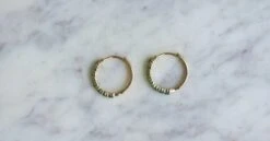 Créoles Emeraudes Sur Or Jaune -Castafiore Boutique creoles emeraudes sur or jaune 745661