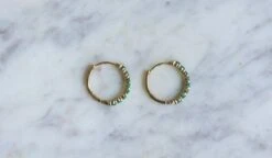 Créoles Emeraudes Sur Or Jaune -Castafiore Boutique creoles emeraudes sur or jaune 824271