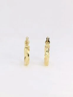 Créoles Torsadées Vintage Or -Castafiore Boutique creoles torsadees vintage or 211789