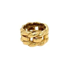 Bague Bandeau DAVID WEBB En Or Jaune