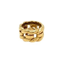 Bague Bandeau DAVID WEBB En Or Jaune -Castafiore Boutique david webb woven gold unisex band ring 539165
