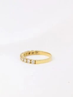 Demi-Alliance Américaine En Or Jaune Et Diamants 0,88 Ct 11 Demi-Alliance Américaine En Or Jaune Et Diamants 0,88 Ct -Castafiore Boutique demi alliance americaine en or jaune et diamants 088 ct 683951