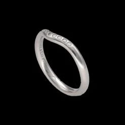 Demi Alliance TIFFANY & CO - Olga Peretti En Platine Et Diamants -Castafiore Boutique demi alliance tiffany co olga peretti en platine et diamants 659270