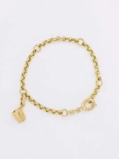 DIOR Bracelet Chaine Or Jaune Dé à Coudre