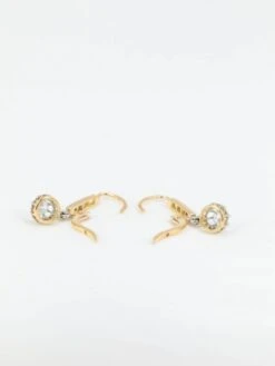 Dormeuses Anciennes En Or, Argent Et Diamants -Castafiore Boutique dormeuses anciennes en or argent et diamants 281391