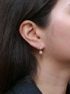 Dormeuses Or Diamants Taille Ancienne 2,4 Ct 9 Dormeuses Or Diamants Taille Ancienne 2,4 Ct -Castafiore Boutique dormeuses or diamants taille ancienne 24 ct 762554