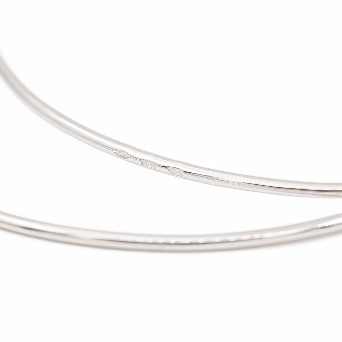 Duos De Bracelets Jonc En Or Blanc 5 Duos De Bracelets Jonc En Or Blanc – Image 5