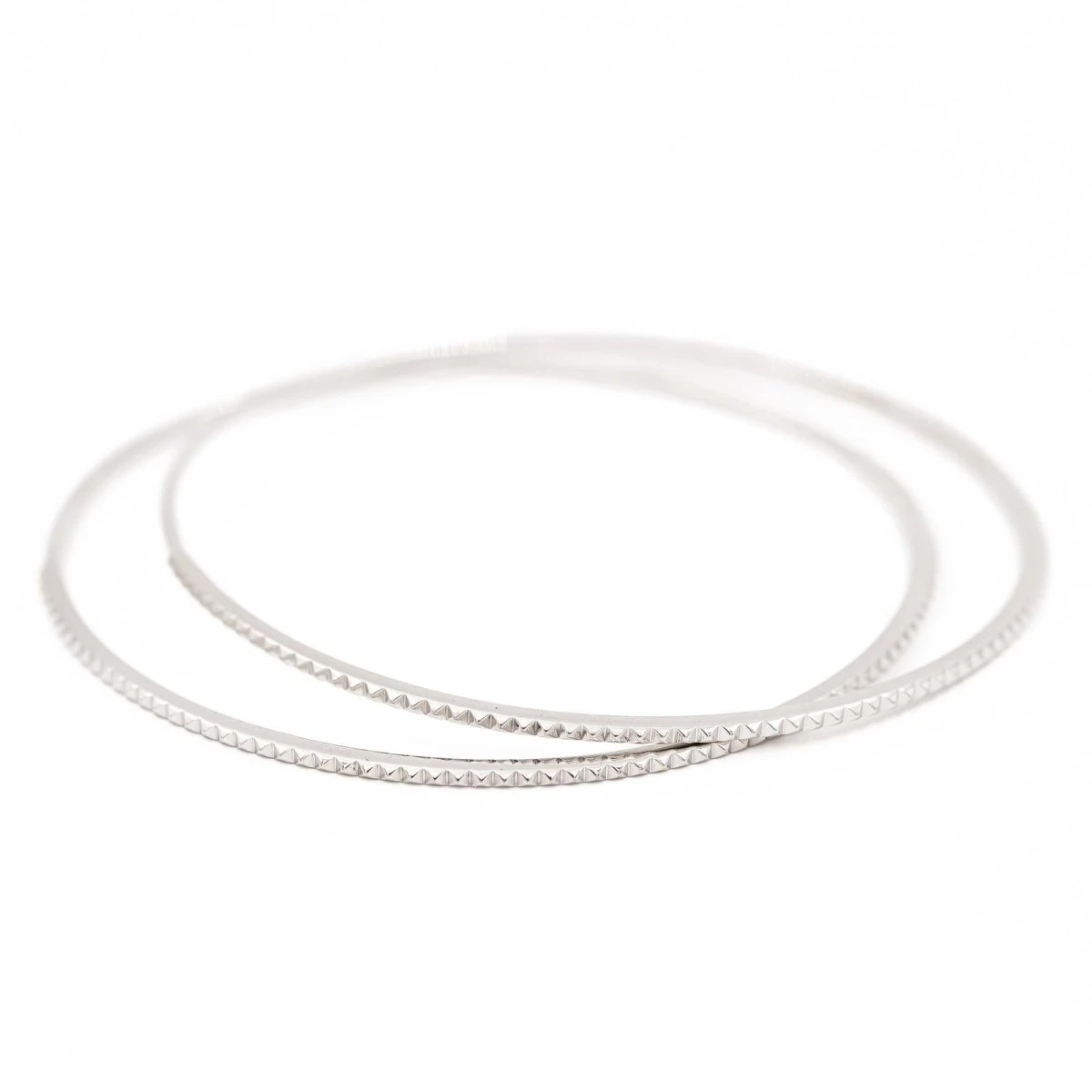 Duos De Bracelets Jonc En Or Blanc 1 Duos De Bracelets Jonc En Or Blanc