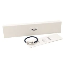 Bracelet FRED "Force 10" Manille En Or Blanc GM -Castafiore Boutique fred bracelet force 10 or blanc 678285