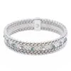 Bracelet Maille GAY FRÈRES En Or Blanc, émeraudes Et Diamants 9 Bracelet Maille GAY FRÈRES En Or Blanc, émeraudes Et Diamants -Castafiore Boutique gay freres bracelet manchette or blanc diamant 150897