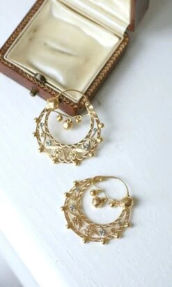 Grandes Créoles Savoyardes En Or -Castafiore Boutique grandes creoles savoyardes en or 948950