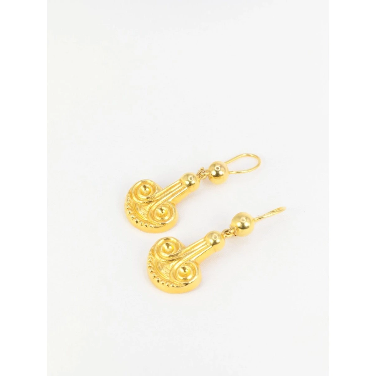 LALAOUNIS - Paire De Boucles D’oreilles Dormeuses En Or Jaune 5 LALAOUNIS - Paire De Boucles D’oreilles Dormeuses En Or Jaune – Image 5