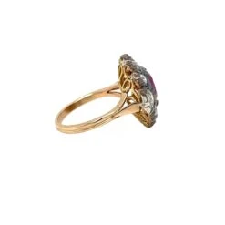 Late 19th Century 2.05 Carat Ruby Diamond Gold Cluster Ring 11 Late 19th Century 2.05 Carat Ruby Diamond Gold Cluster Ring -Castafiore Boutique late 19th century 205 carat ruby diamond gold cluster ring 183564