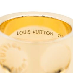 Louis Vuitton Bague Bandeau Empreinte Or Jaune 10 Louis Vuitton Bague Bandeau Empreinte Or Jaune -Castafiore Boutique louis vuitton bague bandeau empreinte or jaune 711612