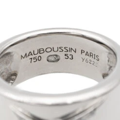 Mauboussin Bague EtoileOr Blanc Diamant -Castafiore Boutique mauboussin bague etoile or blanc diamant 192917